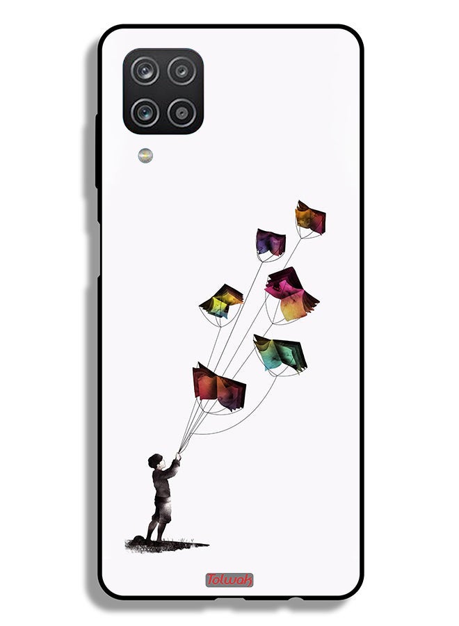 Tolwak Samsung Galaxy A12 Protective Case Cover Kites Of Book - Image 1