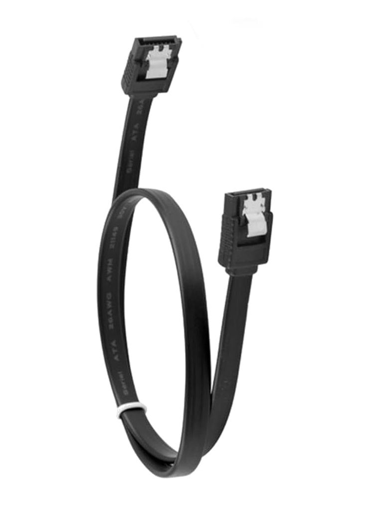 Premium SATA III Cable for SSD/HDD – High-Speed Data Transfer, 7-Pin Connector, 25cm, Black - Image 5