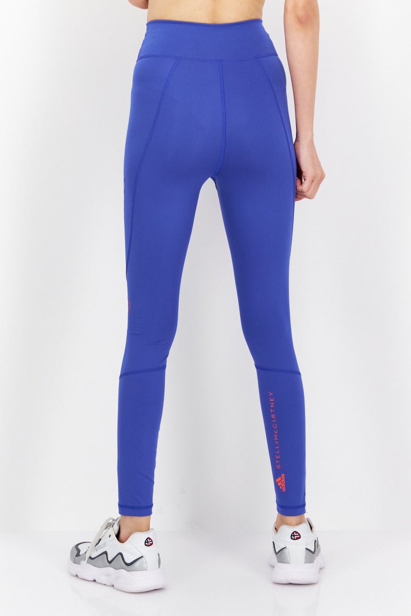 Adidas أديداس بواسطة ستيلا مكارتني ملابس رياضية نسائية ضيقة للتدريب، زرقاء - Image 2