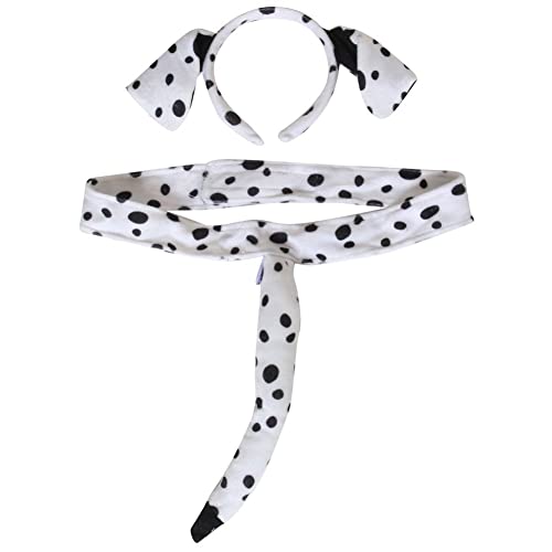 Making Believe Dalmatian Headband and Tail Costume Set - Image 1