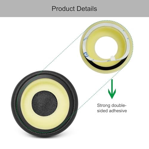 G GVOEARS Ear Pads Replacement for Jabra Evolve 65 40 30 20 Headphones, GVOEARS Ear Covers Cushion for Evolve 65UC/MS 40UC/40MS 30US/30II 20SE/UC/MS - Image 4