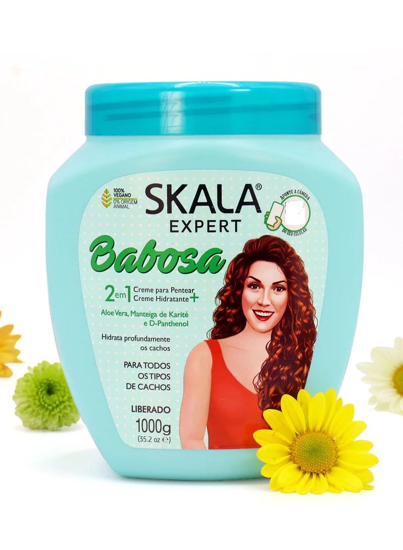 SKALA Expert Babosa 2 In 1  Aloe Vera Shea Butter Hair Treatment Cream 1000g - Image 1