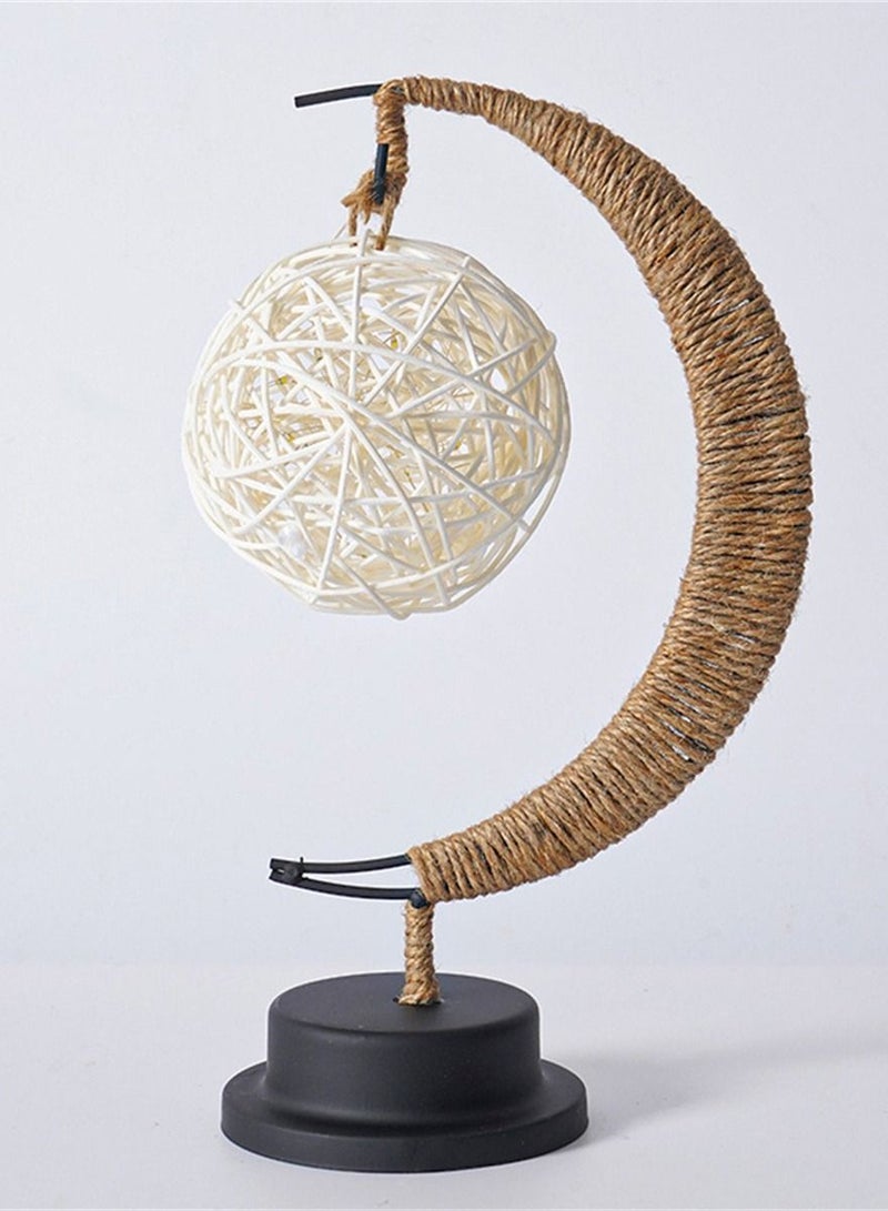 Loquat LED Iron Art Decorative Lamp Arab Style Gurban Festival Atmosphere Lamp 14*13*27cm  - Image 2