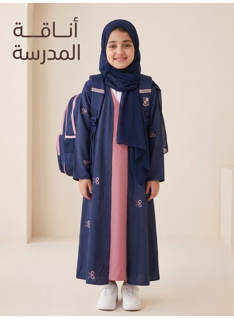 BHNS Girls' clothing, girls' abaya, children's abaya, girls' clothing, girls' gifts, little abaya, girls' clothing, children's jalabiya, girls' clothing, girls' gift, suitable for all occasions - Image 3