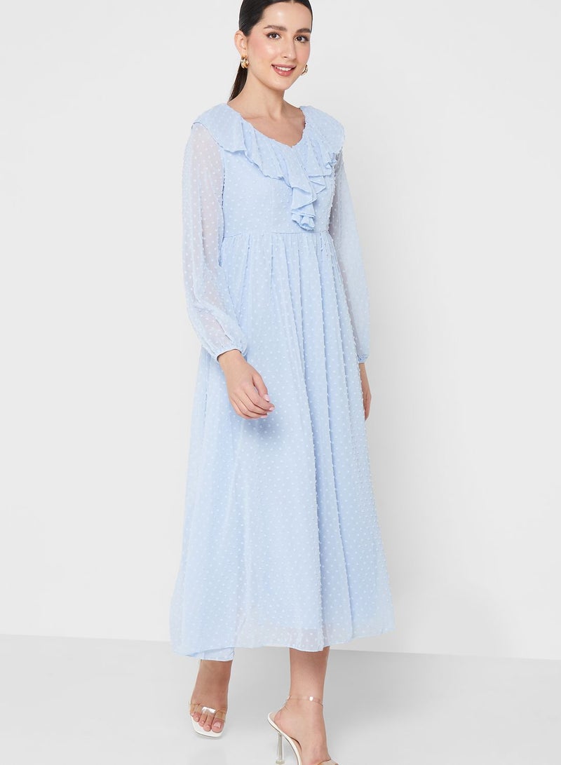 Ruffle Detail Dress