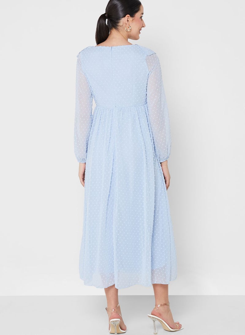 Ruffle Detail Dress