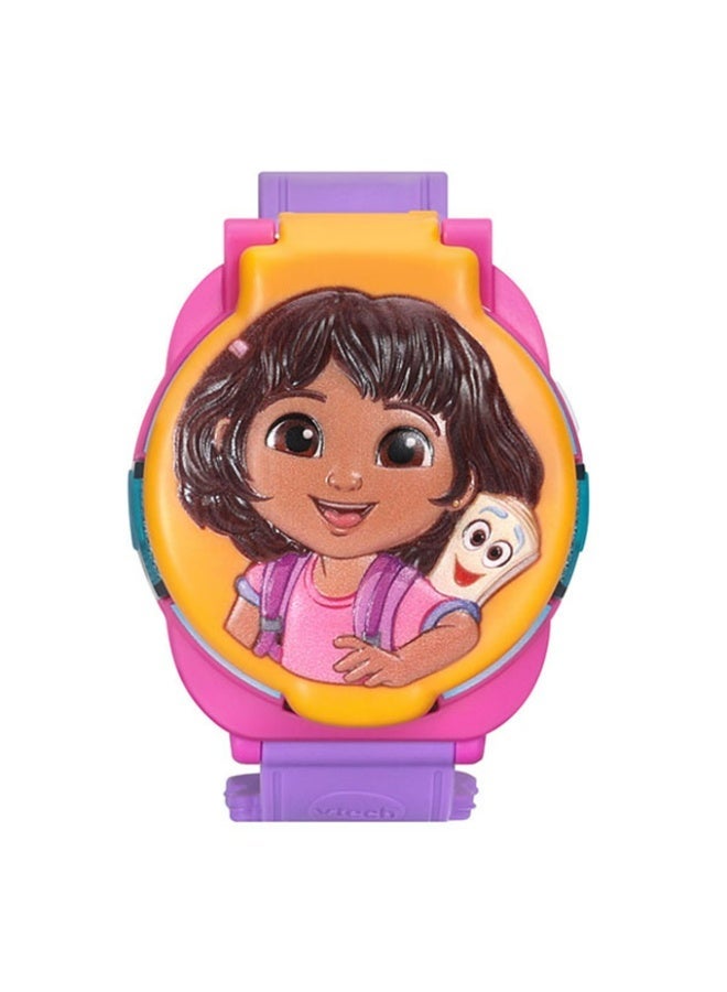 VTech Dora Time for Learning Adventure Watch – Interactive Educational Watch, Bilingual English & Spanish, Games, Alarm & Timer for Kids 3+ Years - Image 4