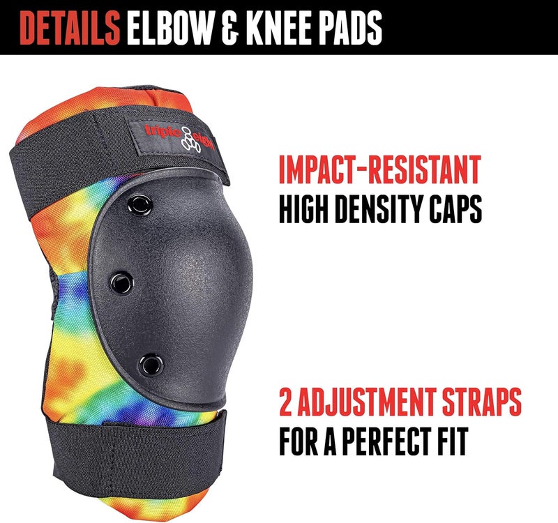 Triple Eight Saver Series Protective Pad Set - Knee, Elbow, and Wrist Guards - Image 4