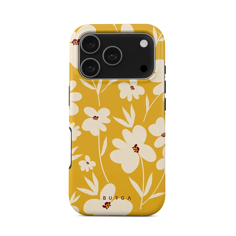 BURGA iPhone 17 Pro Sunday Market Premium Case Compatible with Hybrid Dual-Layer Hard Shell + Silicone Protection - Scratch-Resistant Shockproof Mobile Cover