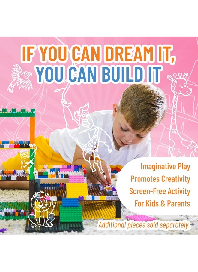 Strictly Briks Strictly Briks Compatible with Lego Classic Bricks Starter Kit, Black, 192 Pieces, 1x2 Inches, Building Creative Play Gift Set for Ages 3 and Up, 100% Compatible with All Major Brick Brands  - Image 5