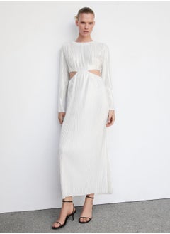 Ribbed Cut Out Dress