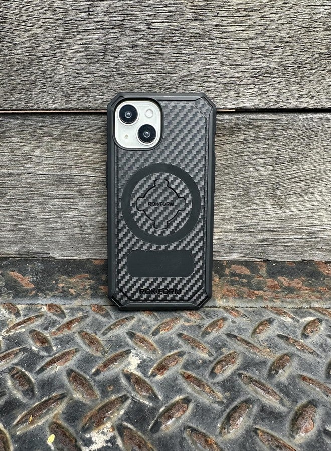 Rokform - iPhone 15 Case, Heavy Duty Series, Magnetic, iPhone 15 Case with RokLock Rotating Lock, Drop Tested Armor (Black) - Image 2