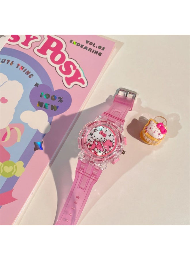 هالو كيتي ساعة إلكترونية كرتونية للأطفال - Image 5