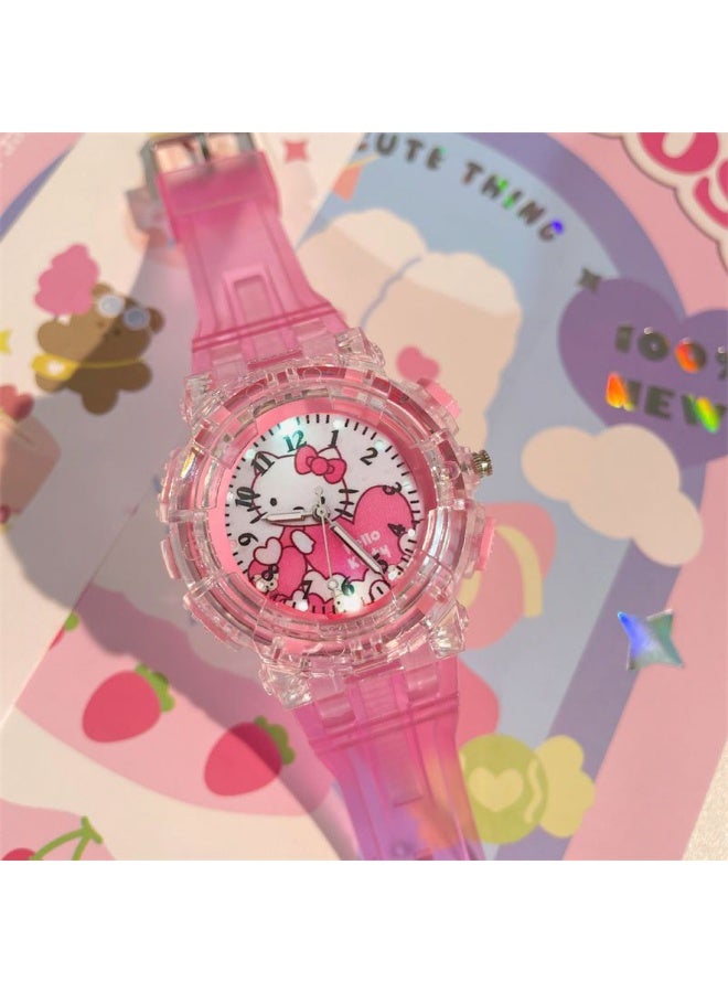 هالو كيتي ساعة إلكترونية كرتونية للأطفال - Image 1
