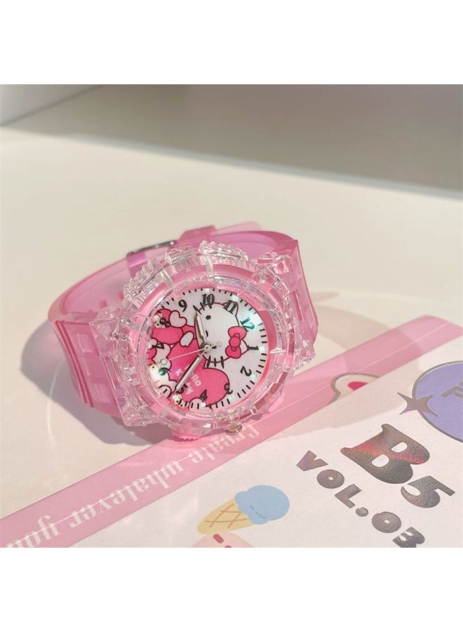 هالو كيتي ساعة إلكترونية كرتونية للأطفال - Image 3