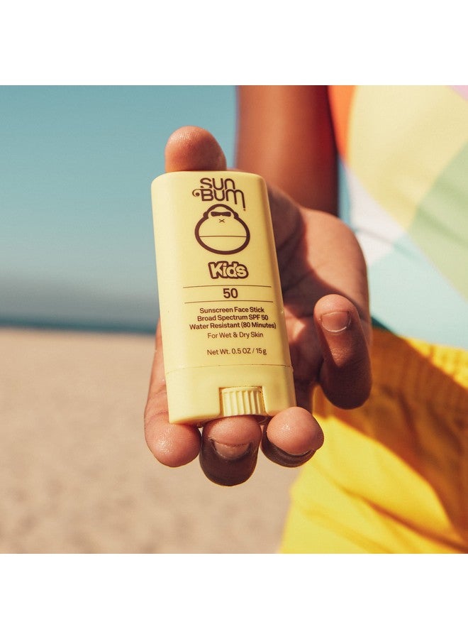 Sun Bum Kids Spf 50 Clear Sunscreen Face Stick Wet Or Dry Application Hawaii 104 Reef Act Compliant (Octinoxate & Oxybenzone Free) Broad Spectrum Uvauvb Sunscreen 0.53 Oz - Image 3