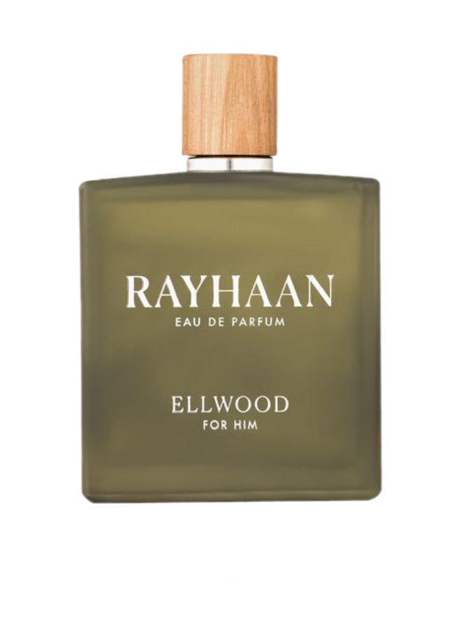 RAYHAAN Ellwood Eau De Parfum – Refined Woody Fragrance | Italian Bergamot, Cypress, and  Cedarwood Notes – Long-Lasting Perfume – 100ml - Image 1