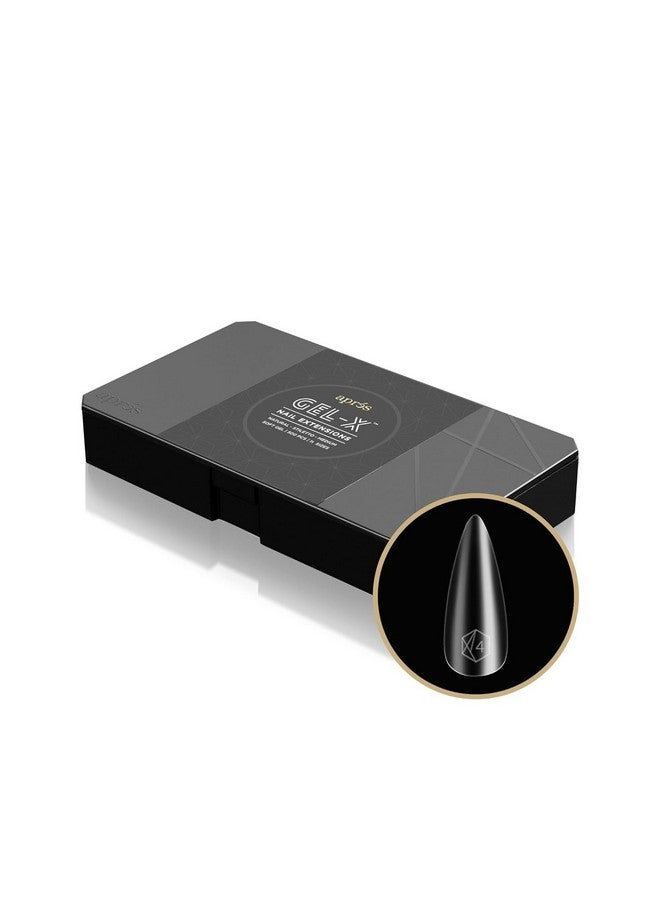 APRÉS Apres Gel-X® Natural Stiletto Medium Tip Box | 500pc Gel-X Tips, 11 Sizes 00-9, Premium Quality - Image 1