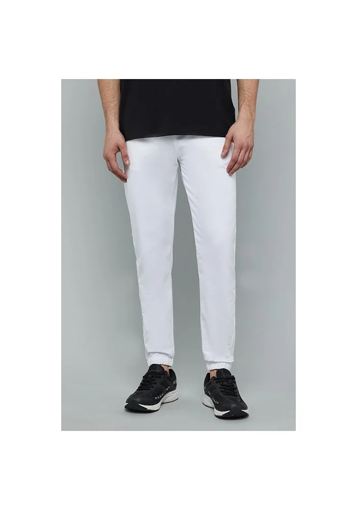 أر أند بي Solid Joggers with Drawstring Waist