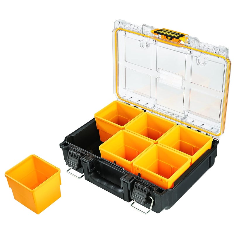 DEWALT DEWALT DWST833921 17kg TOUGHSYSTEM 20 Half Width Deep Organiser 262 x 127 x 365 cm  - Image 4