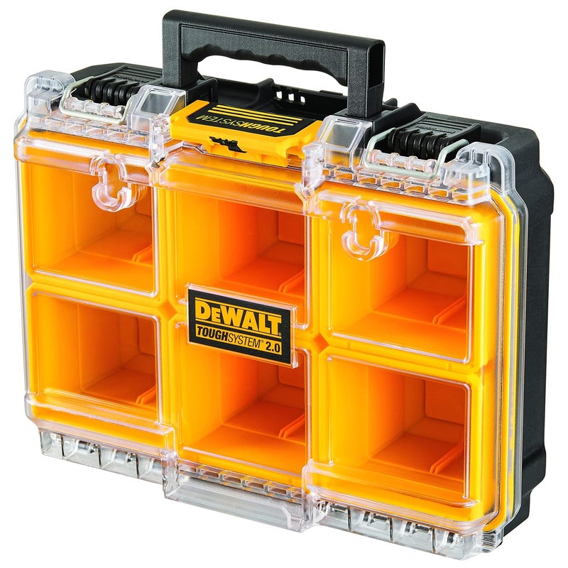 DEWALT DEWALT DWST833921 17kg TOUGHSYSTEM 20 Half Width Deep Organiser 262 x 127 x 365 cm  - Image 2