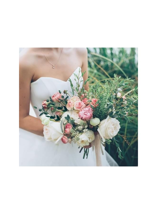 The Bros Real Eucalyptus Stems Greenery Decor 20PCS 16" Dried Willow Eucalyptus Plant Preserved Greenery Stems for Home Vase Filler Wedding Flowers Arrangement Decorations - Image 4