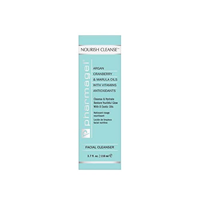 Pharmagel Nourish Cleanse Hydrating Facial Cleanser | Face Cleanser & Makeup Remover | Natural Face Wash for All Skin Types – 3.7 oz - Image 4