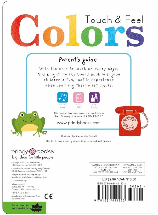 Priddy Books Us TOUCH AND FEEL COLORS  - Image 2
