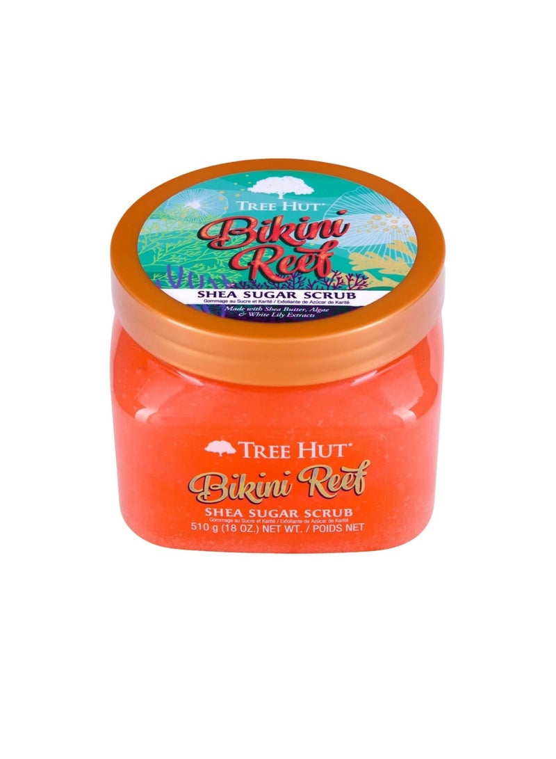 تري هت مقشر الجسم بيكيني ريف مع زبدة الشيا والسكر الطبيعي والزيوت العطرية | بشرة ناعمة ومتوهجة ورطبة | 510 جرام - Image 2