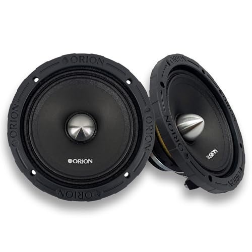 ORION HCCA64N HCCA Series 6.5” Ultra Efficient Neodymium Midrange Loudspeaker, 1400W Max Power, 350W RMS, 4 Ohm, 1.5” Voice Coil - High Output Pro Car Audio Stereo, Premium Quality Speaker (Pair) - Image 1