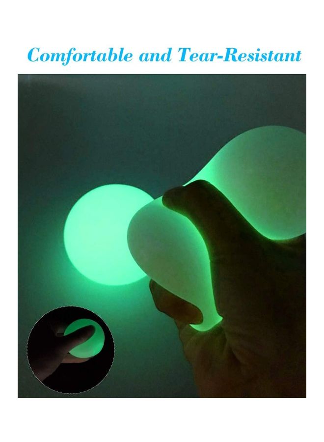 XiuWoo 4-Piece Glowing Stress Relief Sticky Balls  - Image 2