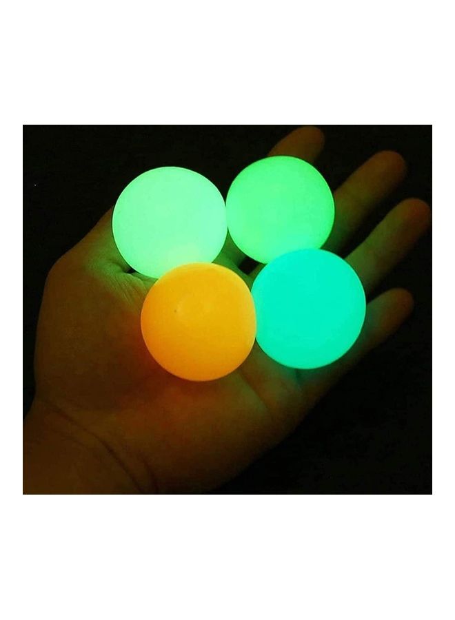 XiuWoo 4-Piece Glowing Stress Relief Sticky Balls  - Image 1