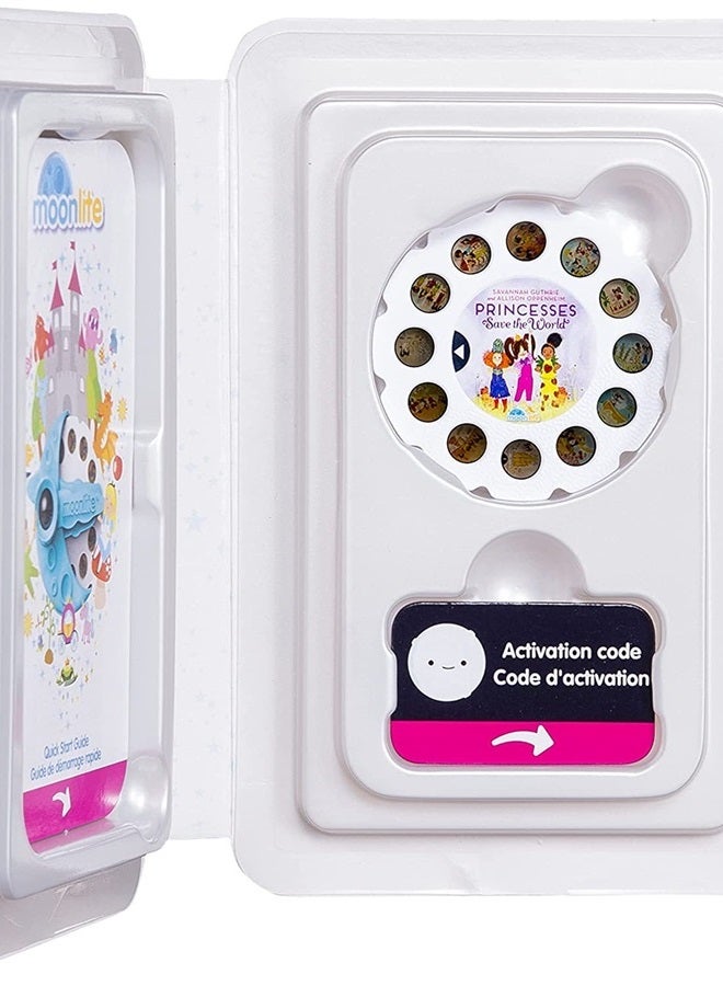 Moonlite Storybook Reels For Flashlight Projector, Kids Toddler | Princesses Save the World | Single Reel Pack Story for 12 Months and Up - Image 2