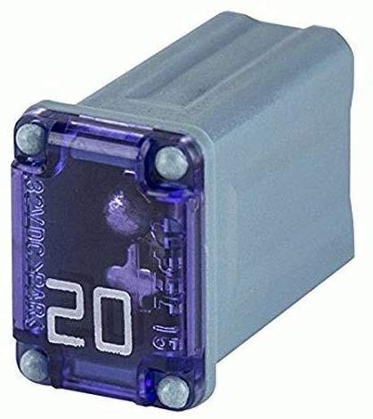JESUNK 20 pc Automotive MCASE Mini Box Shaped Cartridge Fuse Kit for Cars, Trucks, and SUVs - Image 3