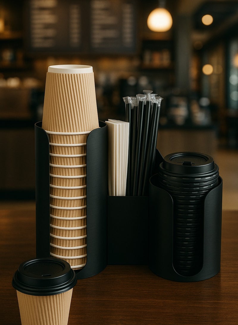 أخوة ثلاثي الأبعاد حامل اكواب محطة القهوة المحمولة – كل ما تحتاجه لتحضير قهوتك في أي مكان - Image 2