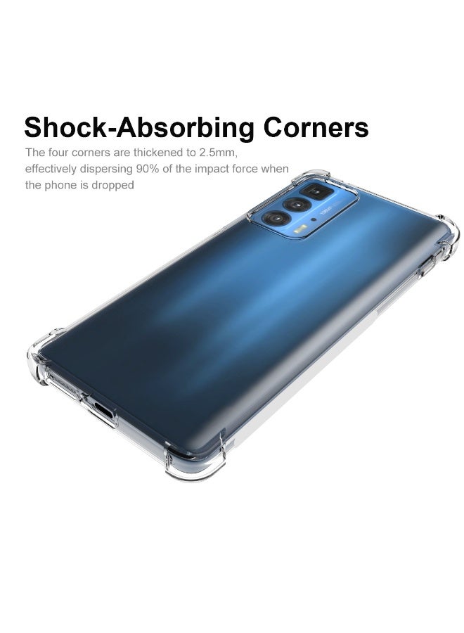 ENKAY Case For Motorola Edge 20 Pro Transparent TPU Shockproof Case - Image 3