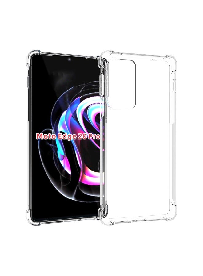 ENKAY Case For Motorola Edge 20 Pro Transparent TPU Shockproof Case - Image 1