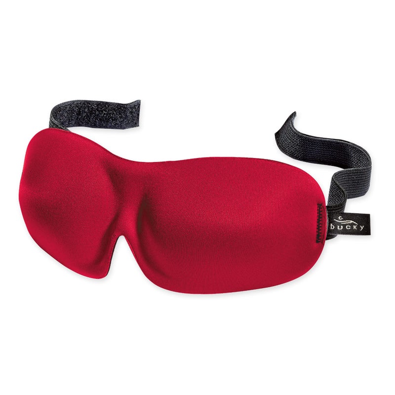 40 Blinks No Pressure Solid Eye Mask for Sleep Travel Crimson One Size