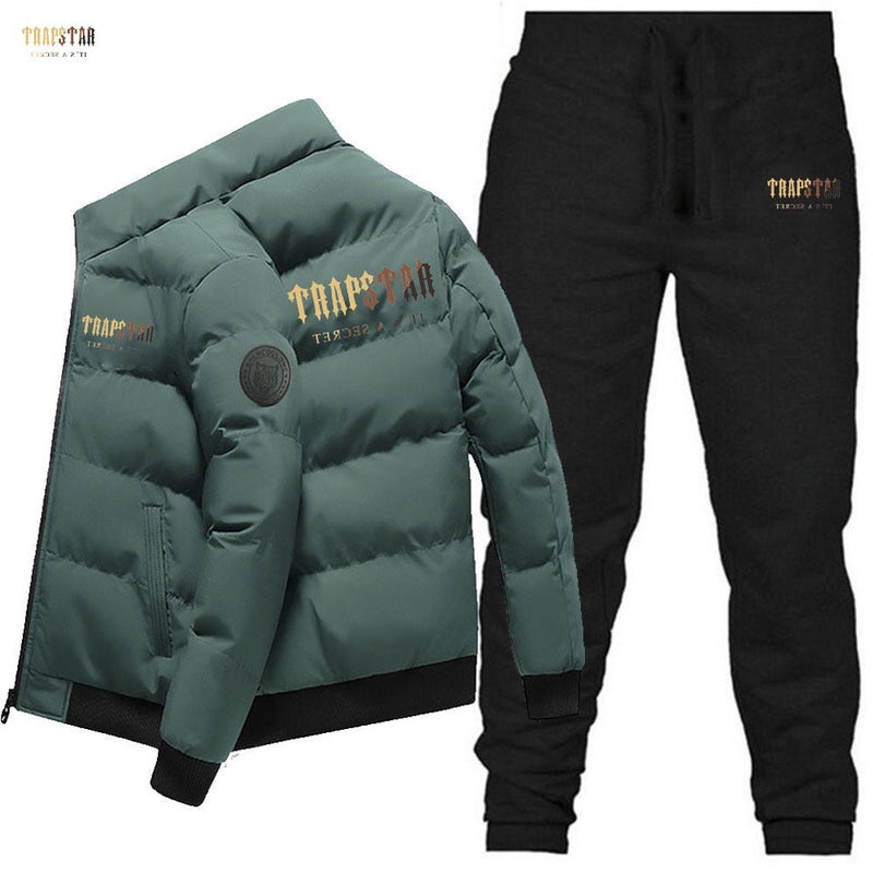 New Stand-Up Collar Cotton-Padded Jacket For Men In Winter, Thickeneded, Fashionable, Comfortable And Warm Cotton-Padded Jacket, Trendy Brand Short Korean Style Men'S Cotton-Padded Jacket - Image 2