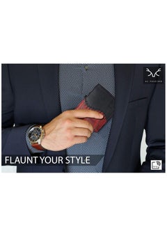 AL FASCINO Stylish RFID Protected Genuine Leather Wallet for Men  - Image 2