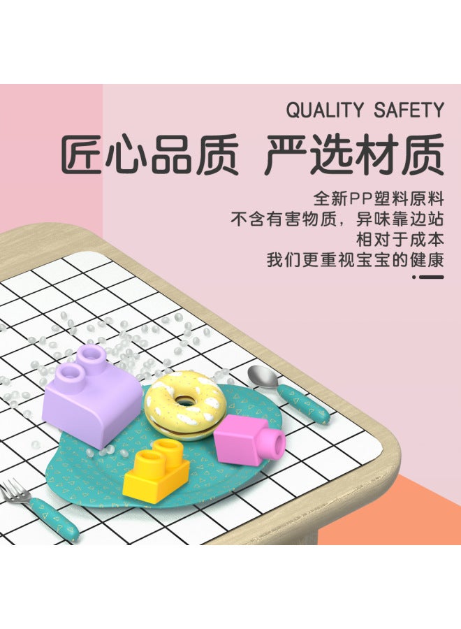 Greater" Soft Building Blocks Infants Can Bite Soft Rubber Building Blocks Children's Early Education Diy Assembled Educational Toys - Image 3
