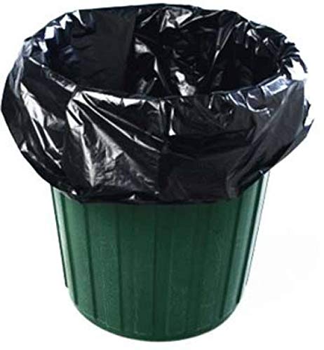 Clean India - Premium Medium Plastic Garbage Bags 19X21 Inches | Black Recyclable | Disposable Kitchen Garbage Trash Waste Dustbin Bags, 90 Piece - Image 2
