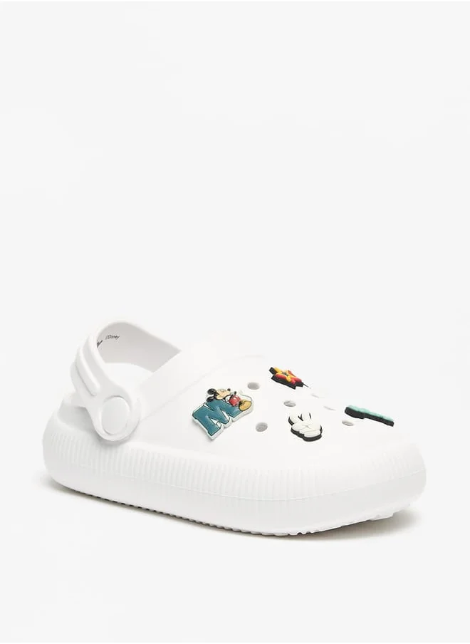 ديزني Mickey Mouse Accent Slip-On Clogs