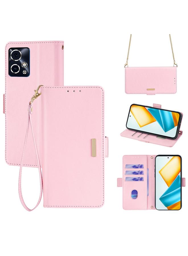 S-TOP Case For Honor 90 GT Crossbody Chain Leather Phone Case - Image 1