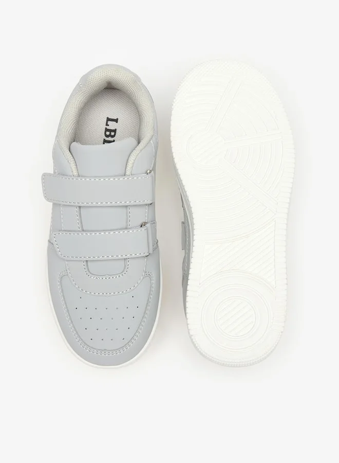 ال بي ال من شو اكسبرس Boys Solid Sneakers With Hook And Loop Closure