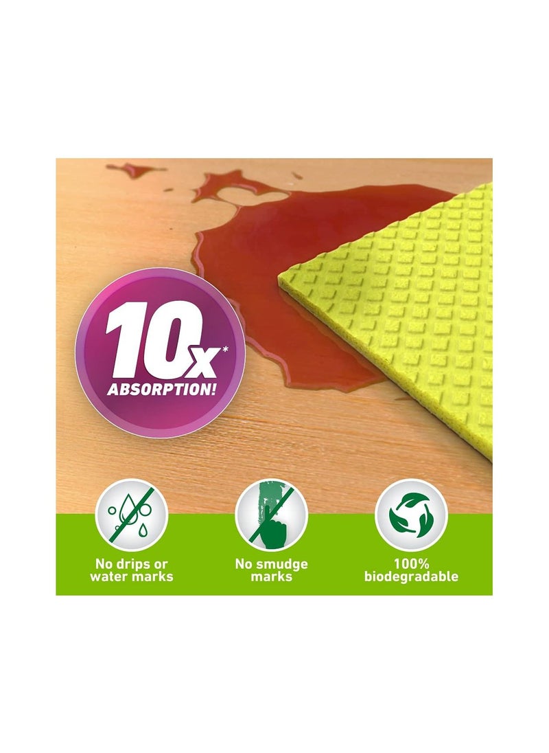 Scotch  - Scotch Brite Sponge Wipe reusable superior quality kitchen cleaning sponge-Trusted performance Easy to use Low maintenance multi surface safe - Image 1