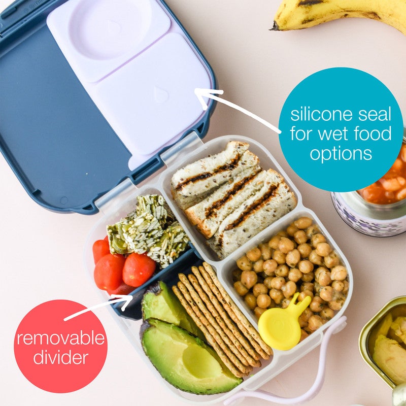 B.Box “Not So Mini” Lunch Box for Kids | Leakproof Compartments | 33.8 fl oz Capacity | Whole Fruit Holder | BPA Free | Easy Open Design-Emerald Forest - Image 5