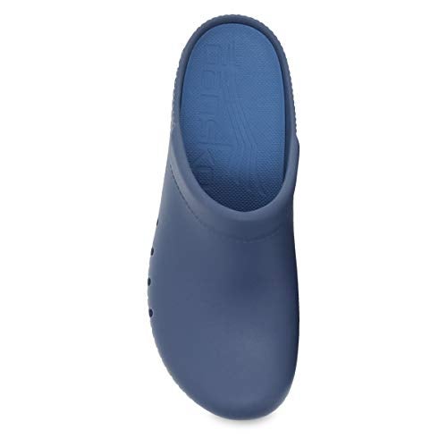 Dansko Kane Slip-On Mule Clog for Women - Lightweight Cushioned Comfort and Removable EVA Footbed with Arch Support - Easy Clean Uppers Kane Blue 7.5-8 M US - Image 2