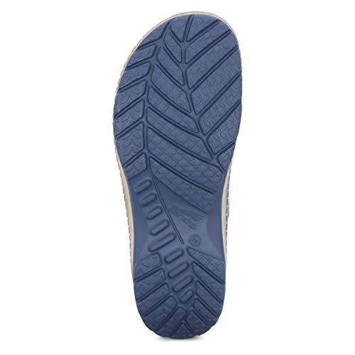 Dansko Kane Slip-On Mule Clog for Women - Lightweight Cushioned Comfort and Removable EVA Footbed with Arch Support - Easy Clean Uppers Kane Blue 7.5-8 M US - Image 3
