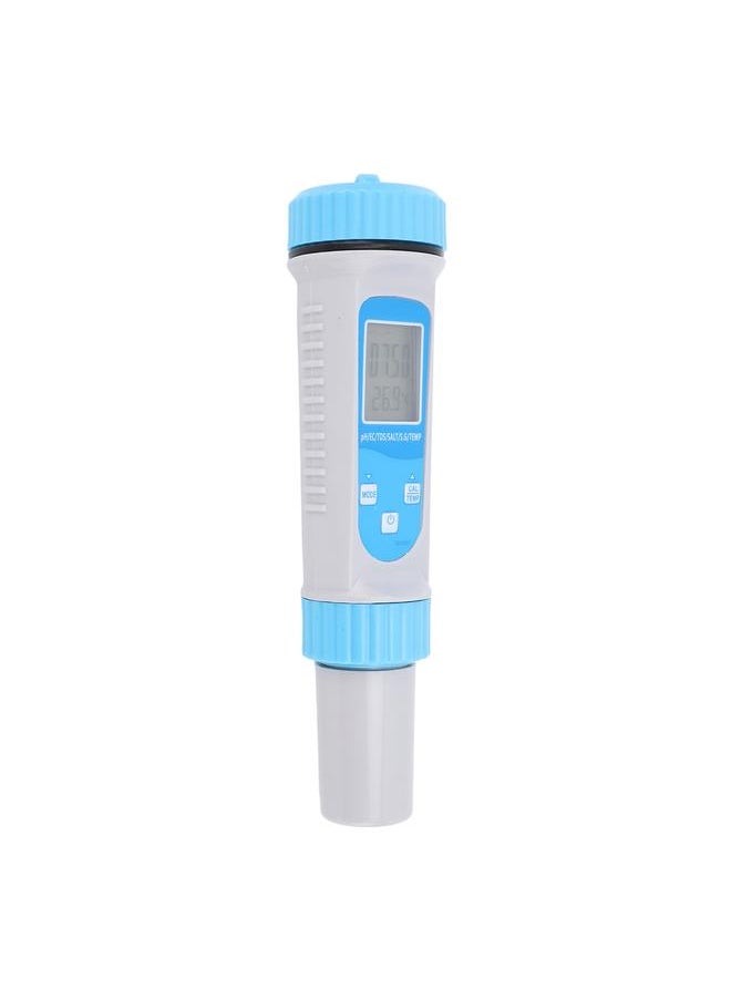 Thoraya - Water Quality Tester Professional High Accuracy 6 in 1 PH EC TDS SALT S.G TEMP Pen Type Digital Water Tester - Image 1